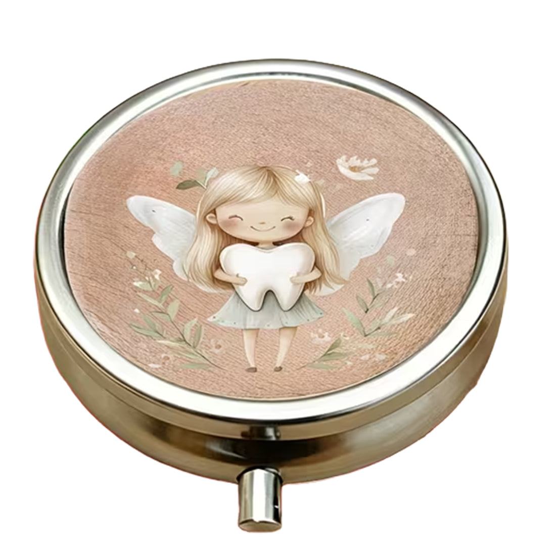 Tooth Fairy Keepsake Box – Smiling Fairy Holding Tooth