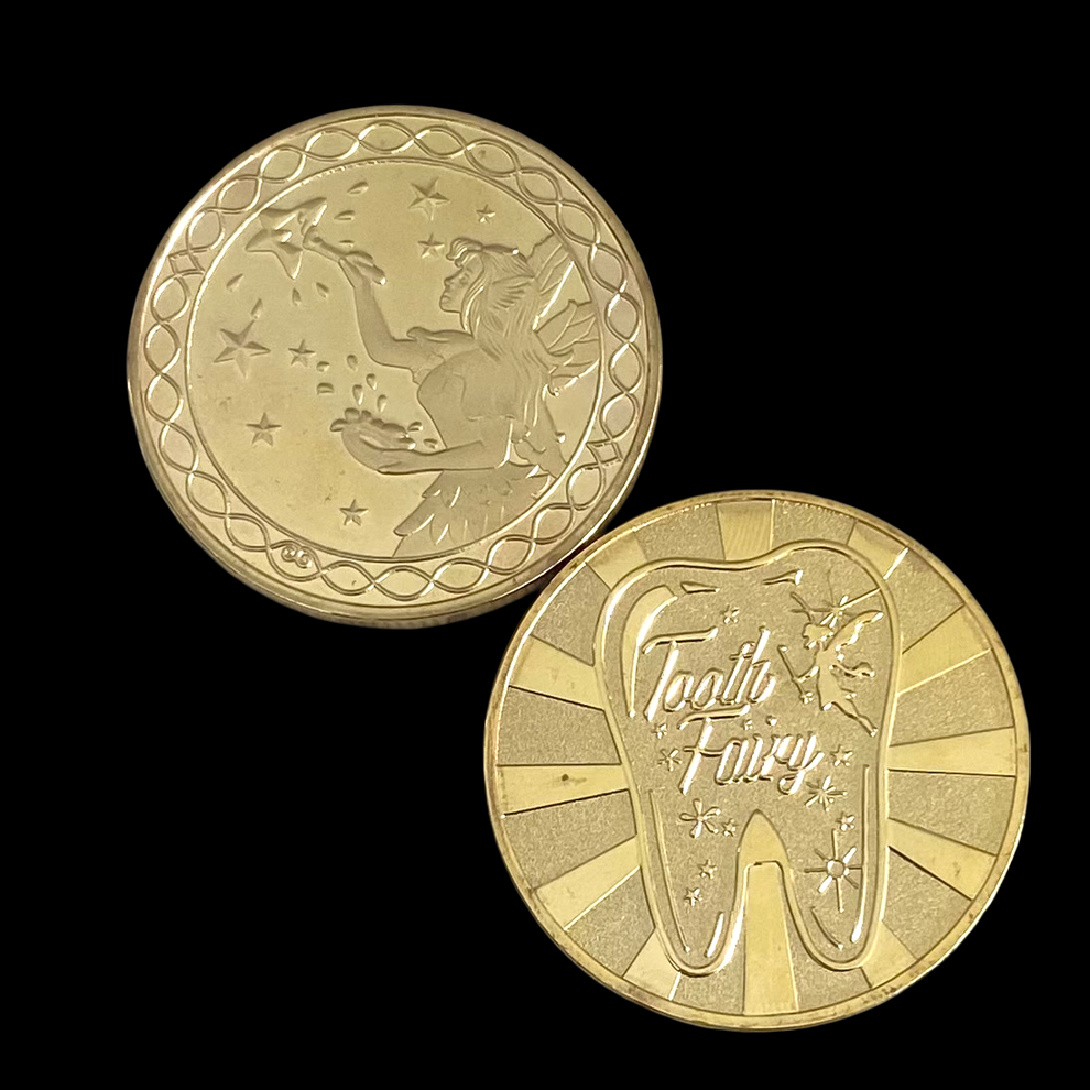 Tooth Fairy Painting The Stars Gold Coin – The Fairy Shop