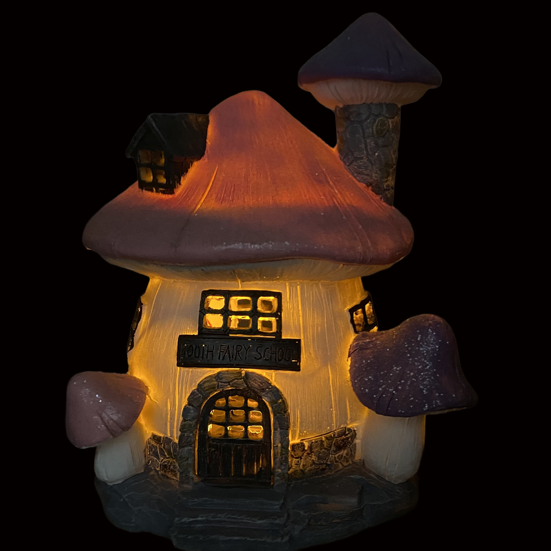 Tooth Fairy School Solar Fairy Garden House