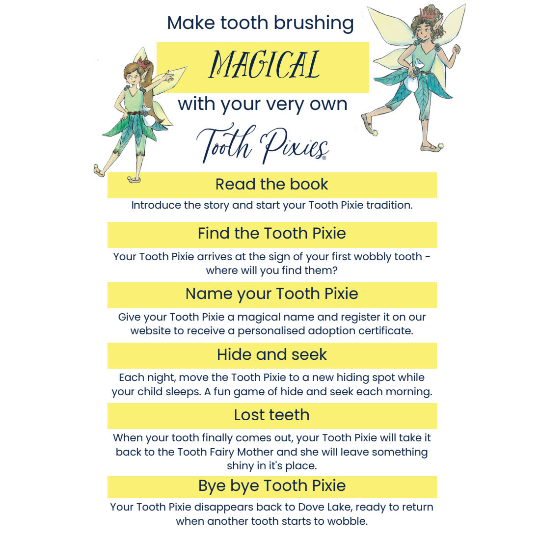 Tooth Pixie Book and Doll Gift Set