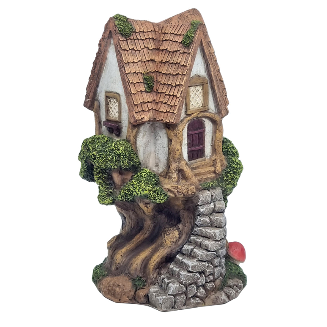 Fairy Tree Cottage with Stone Steps