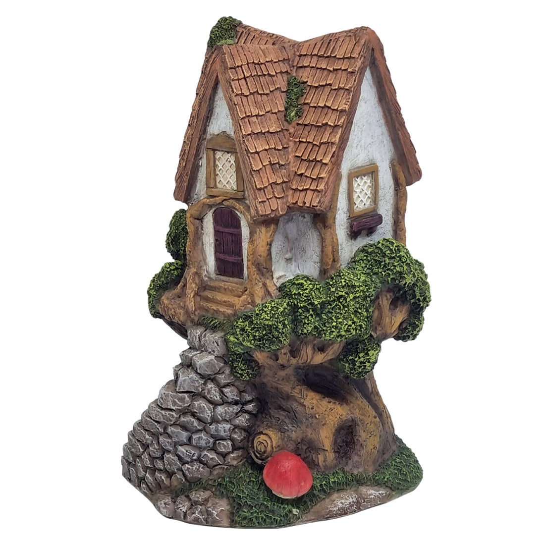 Fairy Tree Cottage with Stone Steps