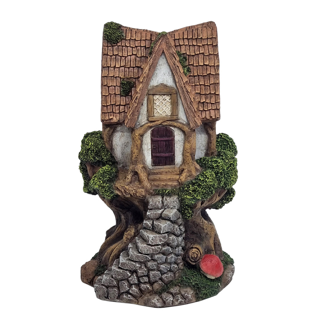 Fairy Tree Cottage with Stone Steps