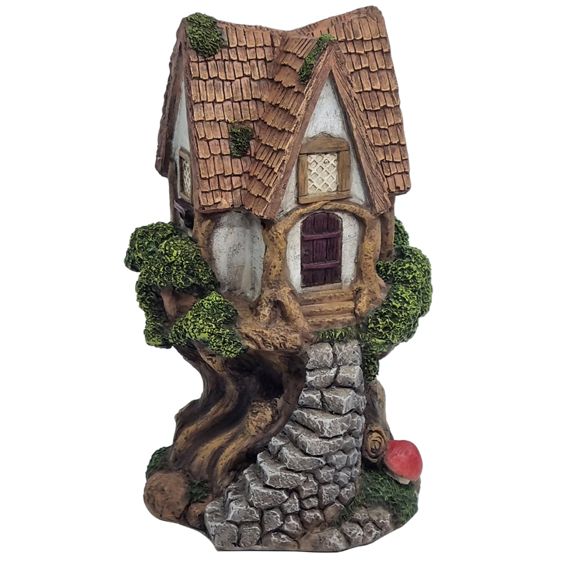 Fairy Tree Cottage with Stone Steps