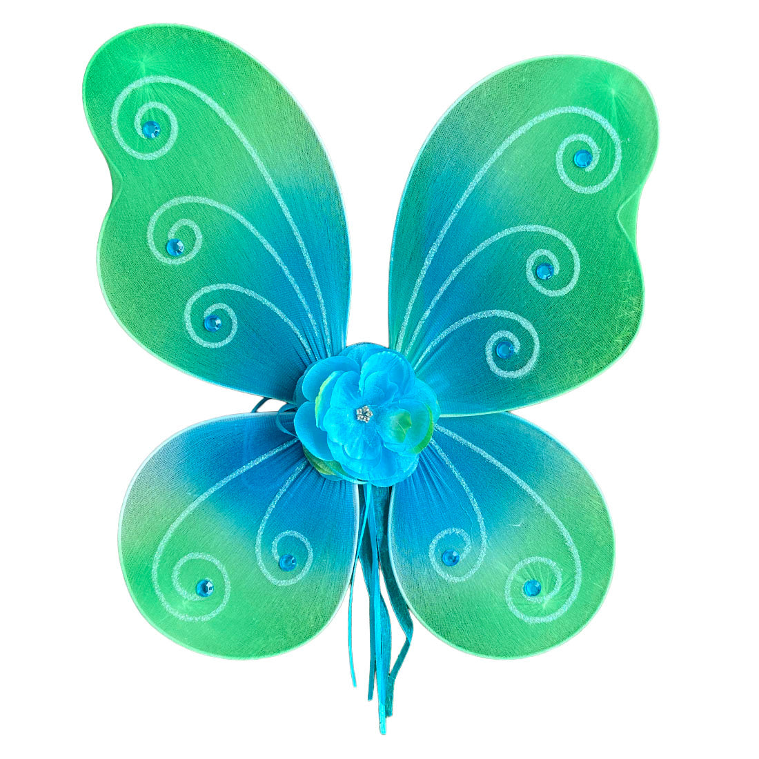Turquoise and Green Fairy Finery Wings