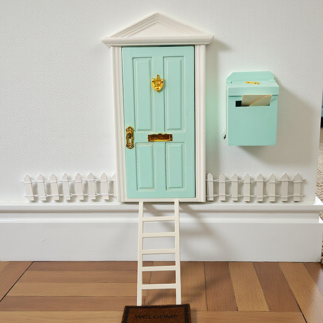 Turquoise Green Fairy Door Gift Set
