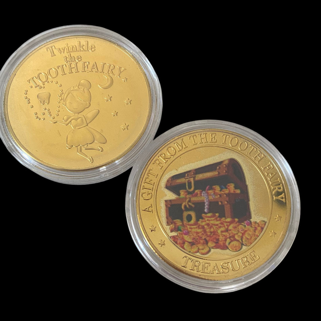 Twinkle the Tooth Fairy Treasure Chest Coin