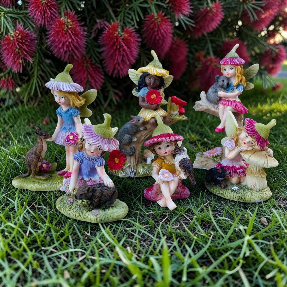 Gum Blossom Fairy with Koala Figurine