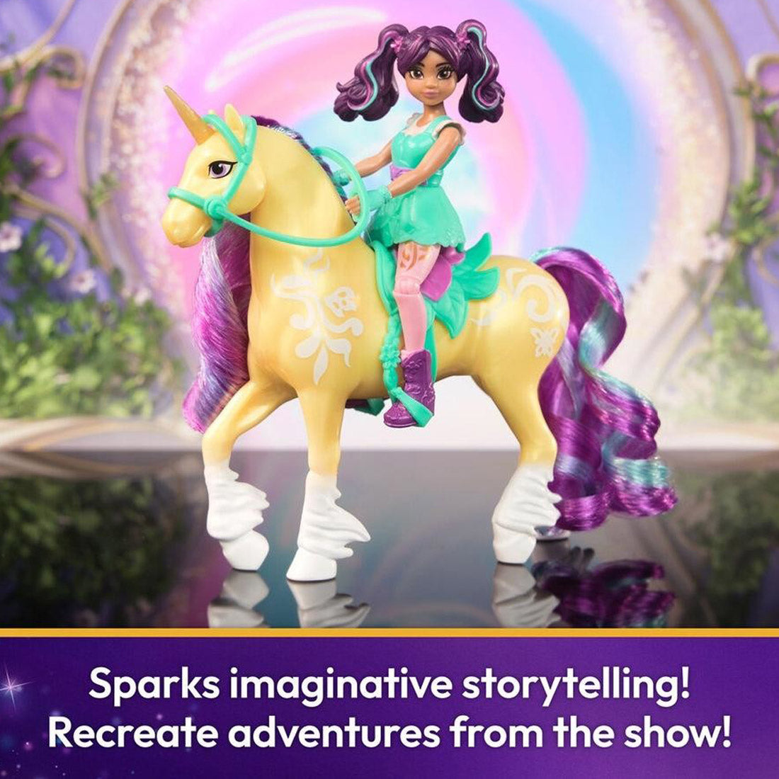 Unicorn Academy Small Doll Ava & Leaf