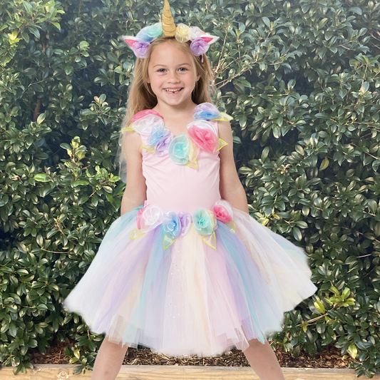 Unicorn Dress and Headband