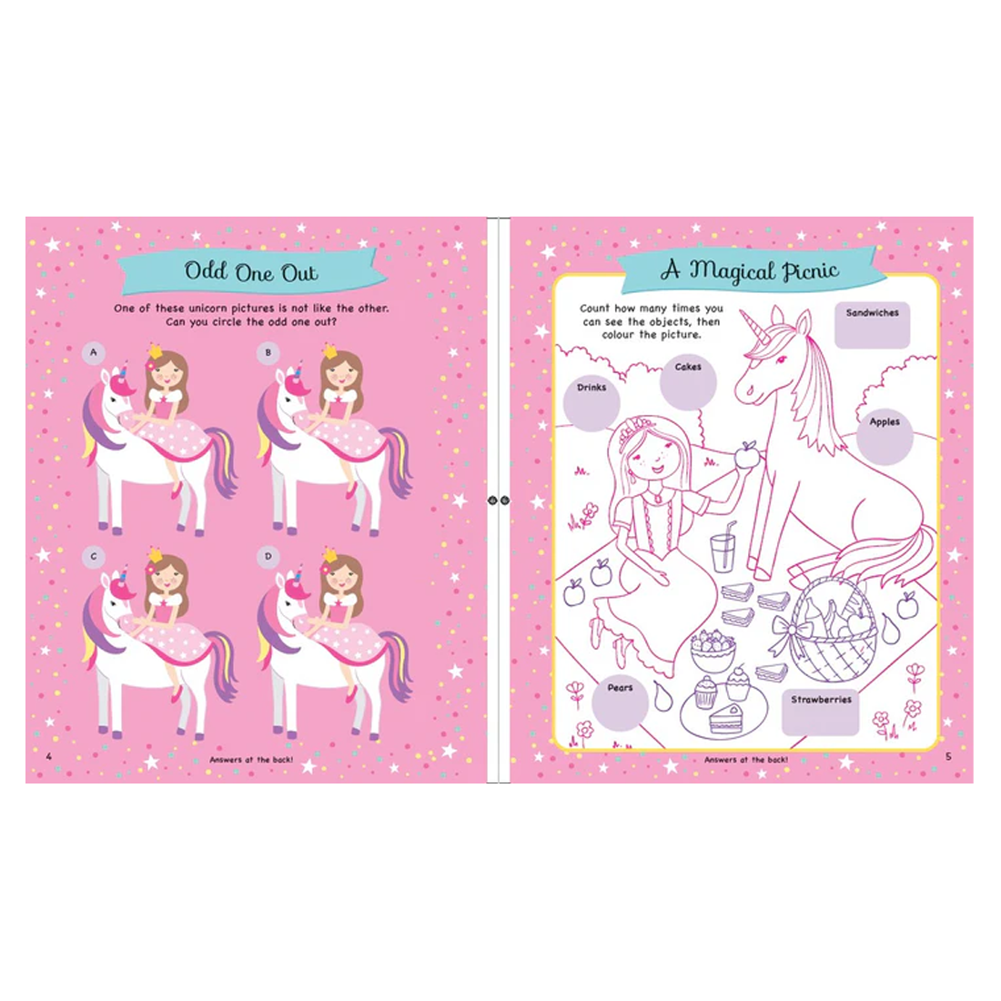 Unicorn Magic 2000 Stickers Activity Book – The Fairy Shop
