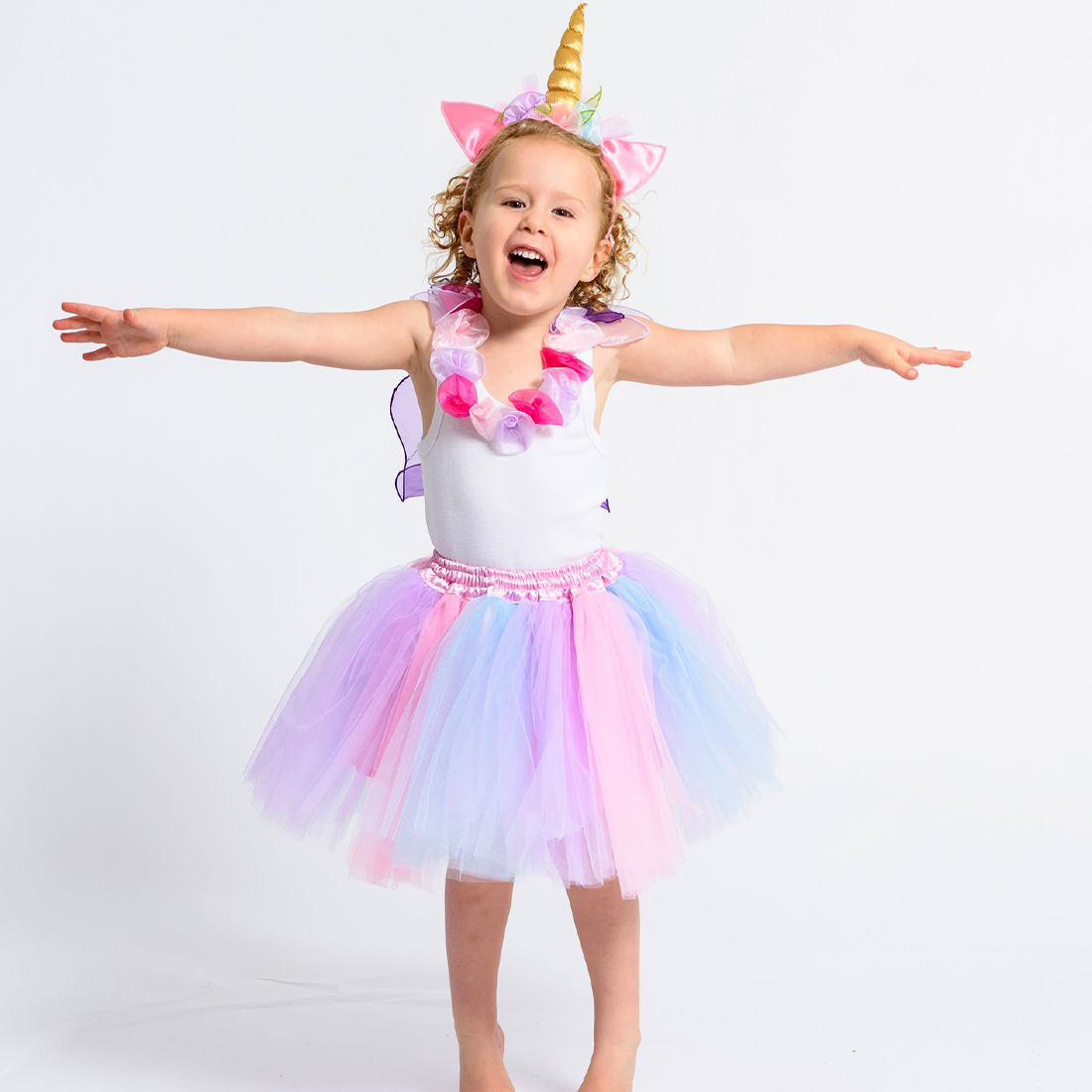 Unicorn Play Set - Tutu Skirt Top and Headband