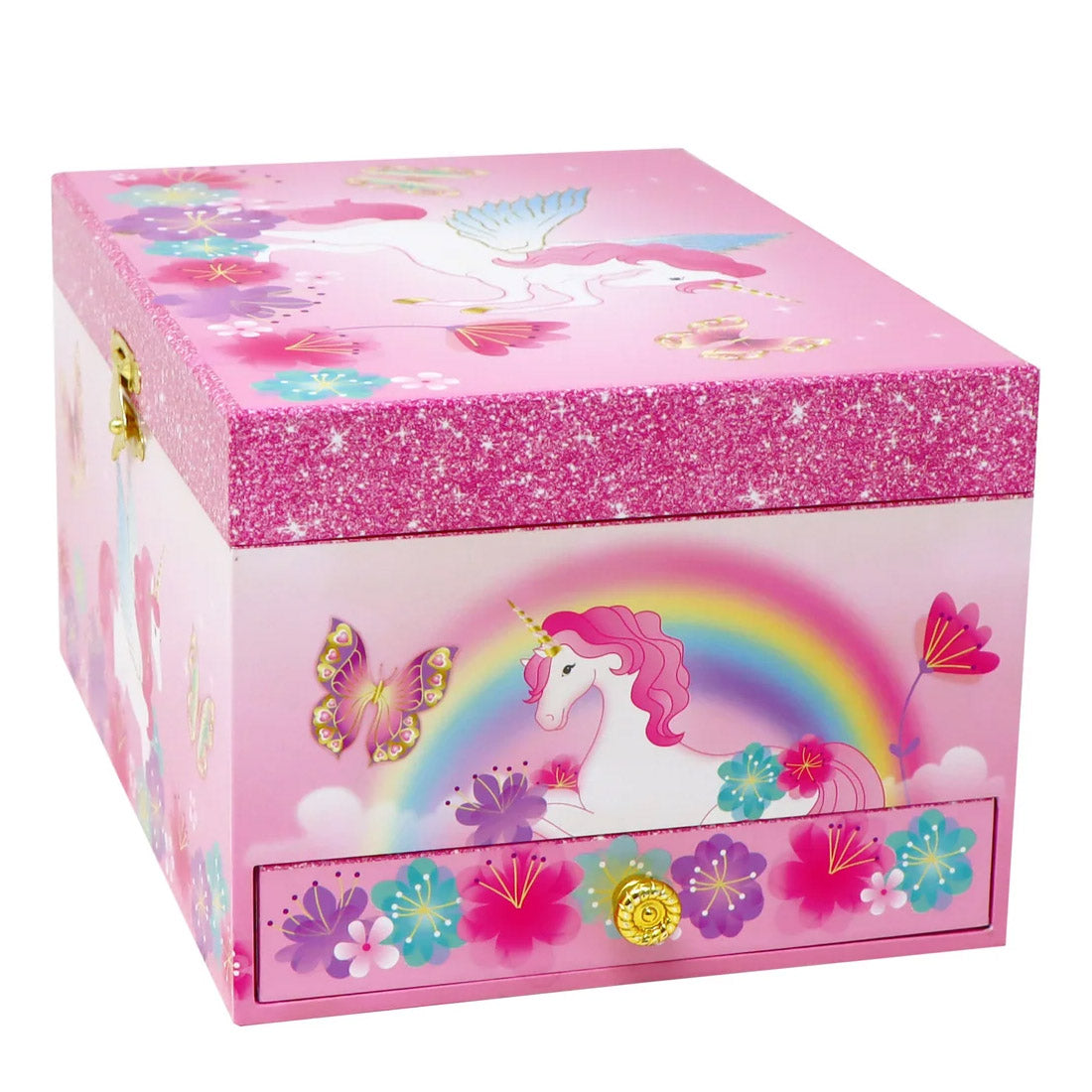 Unicorn Rainbow Luxury Music Box