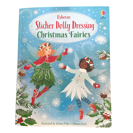 Usborne Sticker Dolly Dressing Christmas Fairies