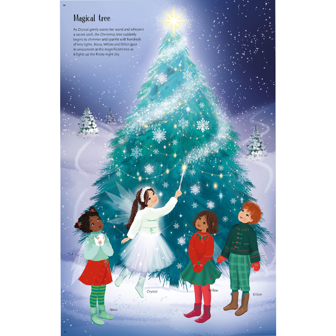 Usborne Sticker Dolly Dressing Christmas Fairies