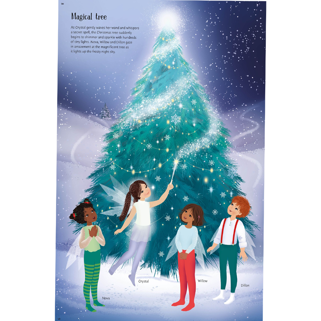 Usborne Sticker Dolly Dressing Christmas Fairies