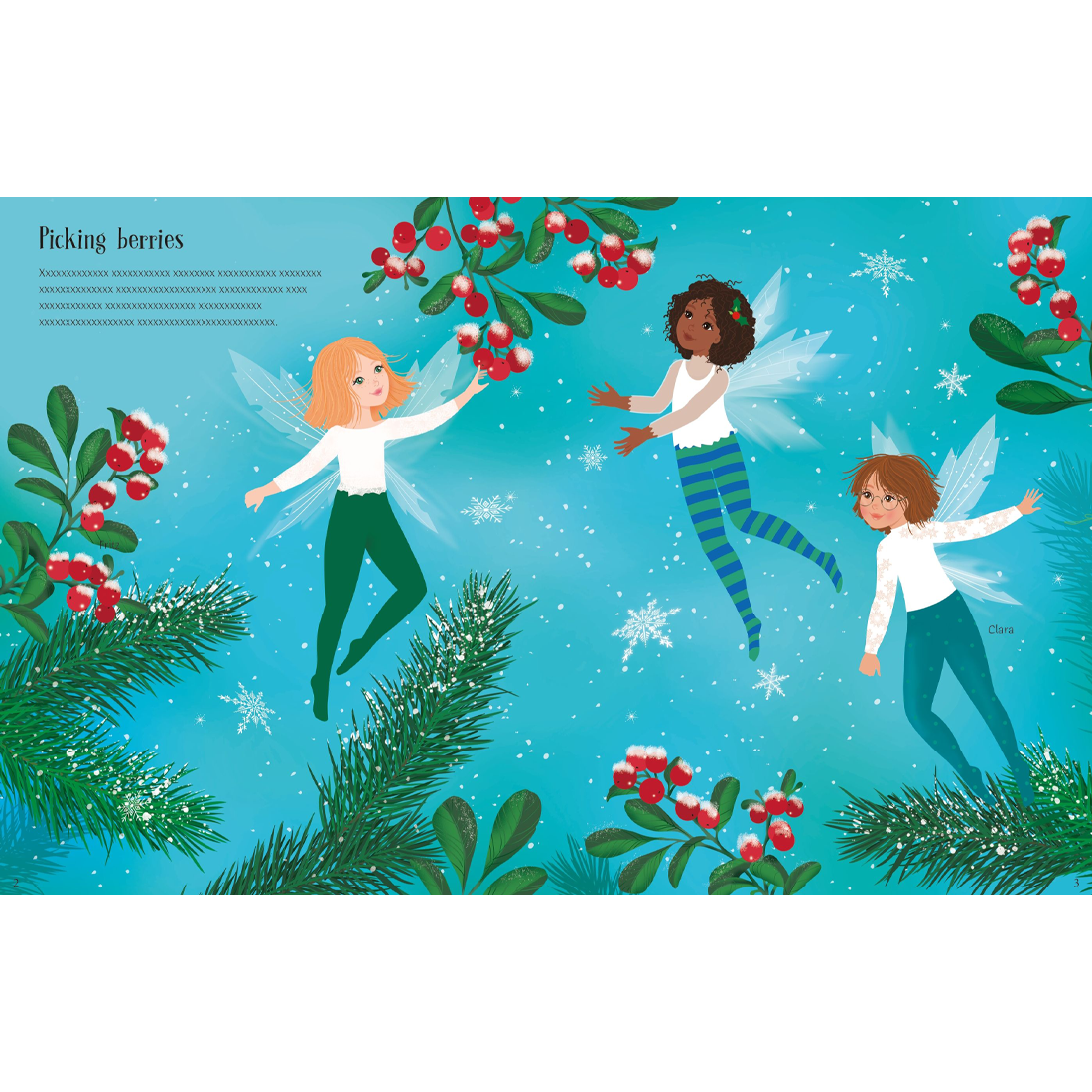 Usborne Sticker Dolly Dressing Christmas Fairies