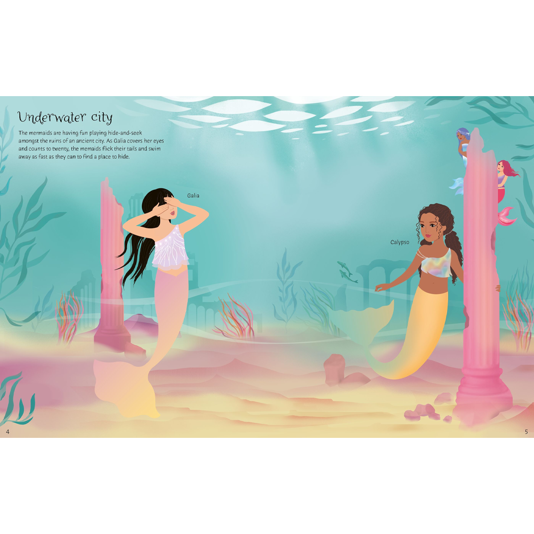 Usborne Sticker Dolly Dressing Mermaid Kingdom