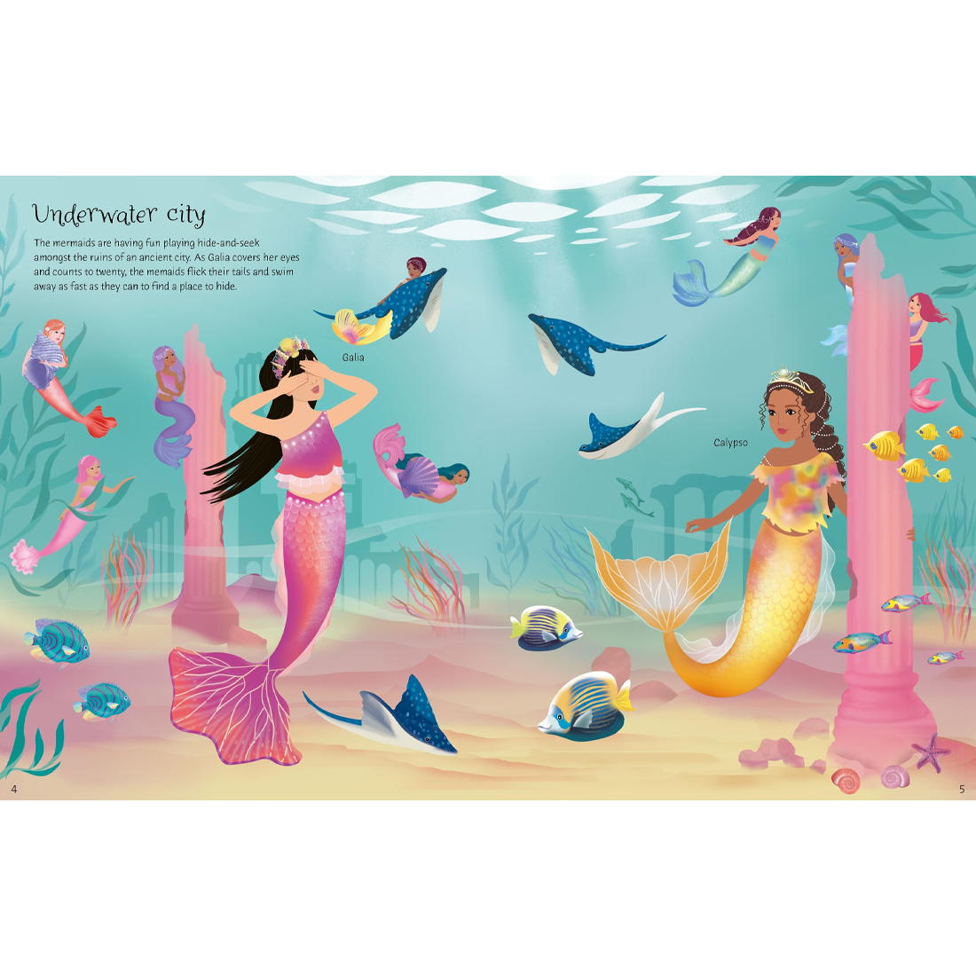 Usborne Sticker Dolly Dressing Mermaid Kingdom