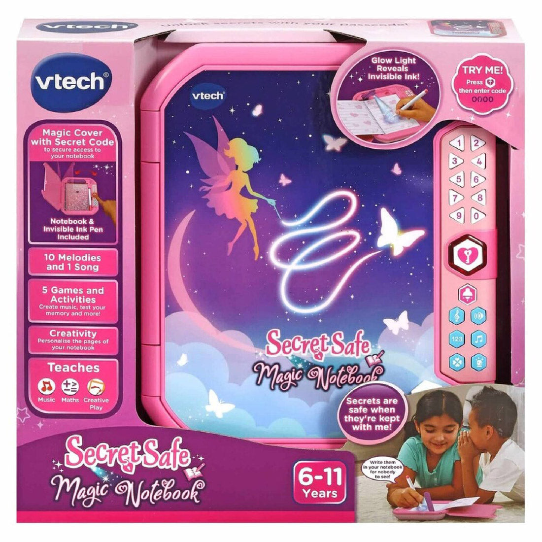 VTech Secret Safe Invisible Ink Magic Notebook