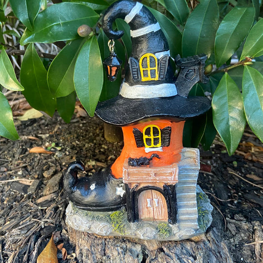 Witch Pumpkin Boot House