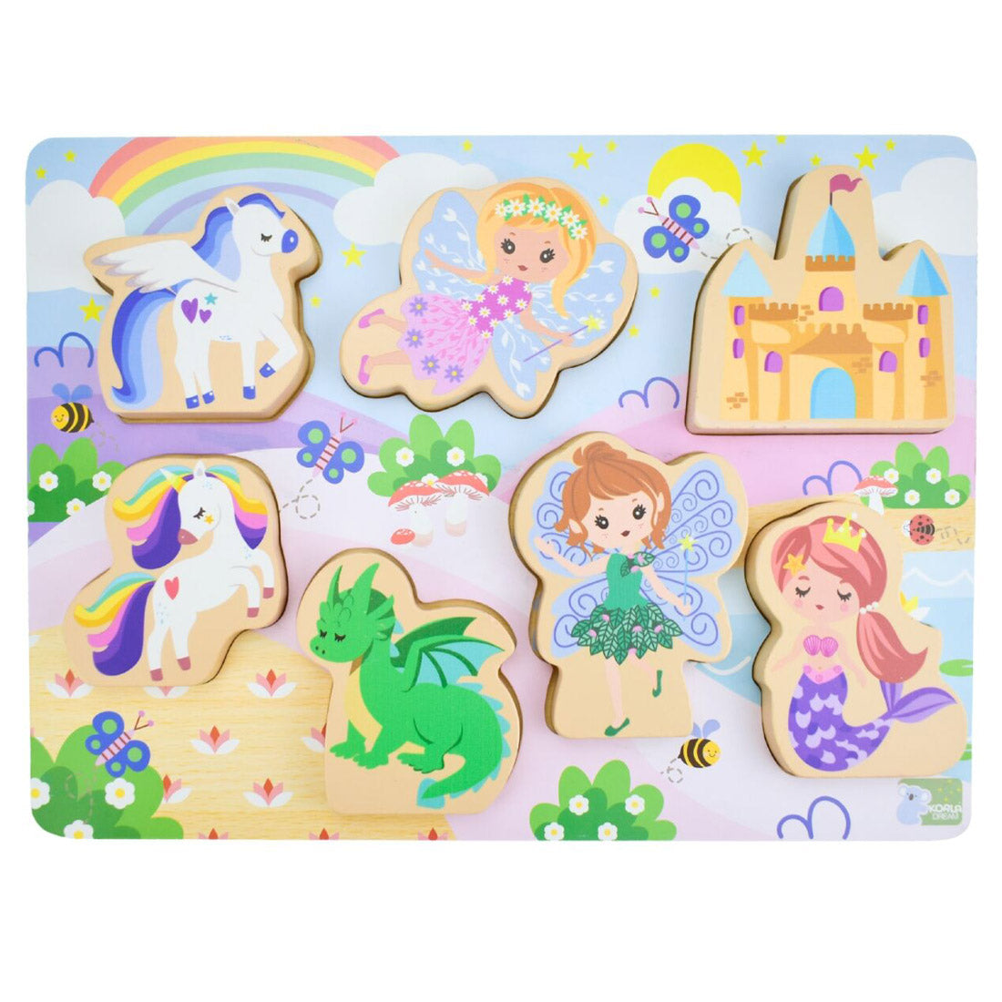 Wooden Chunky Puzzle Fantasy Fairytale