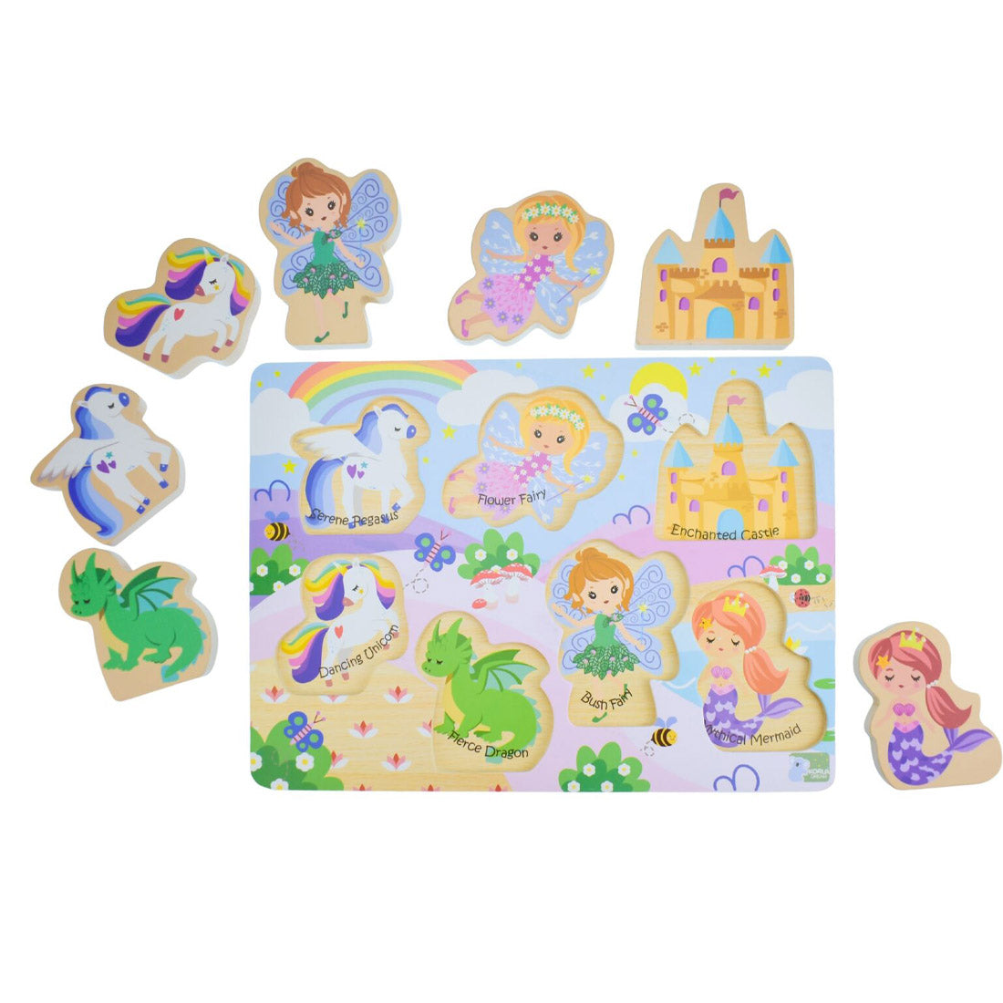 Wooden Chunky Puzzle Fantasy Fairytale