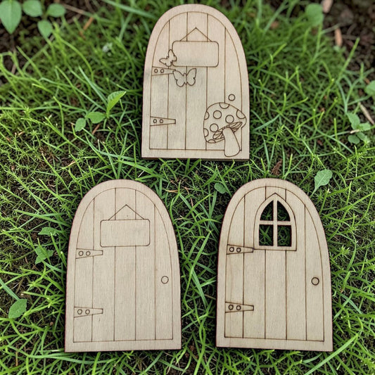 Wooden Fairy Doors To Decorate