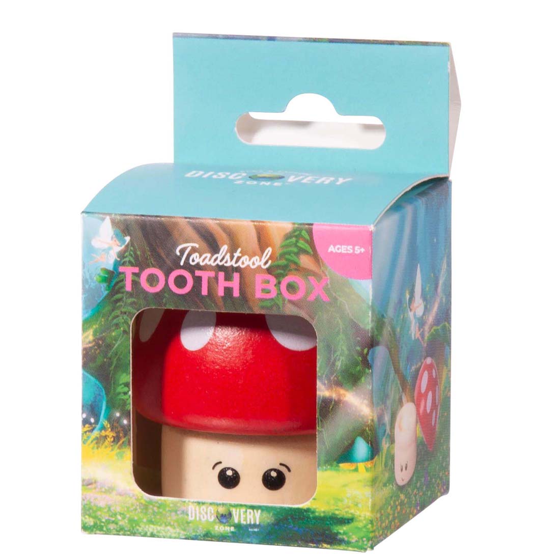 Wooden Tooth Fairy Toadstool Box