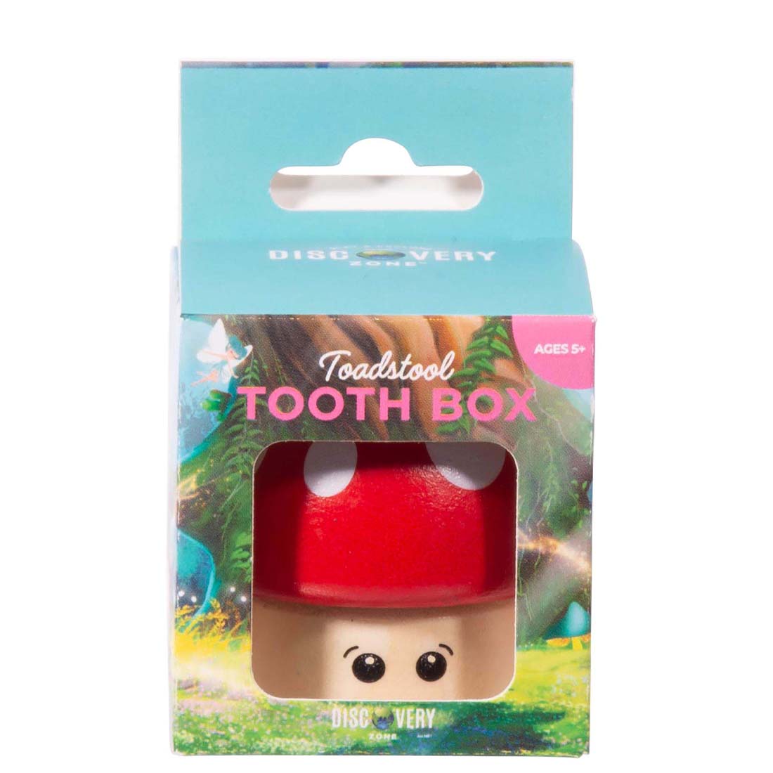 Wooden Tooth Fairy Toadstool Box