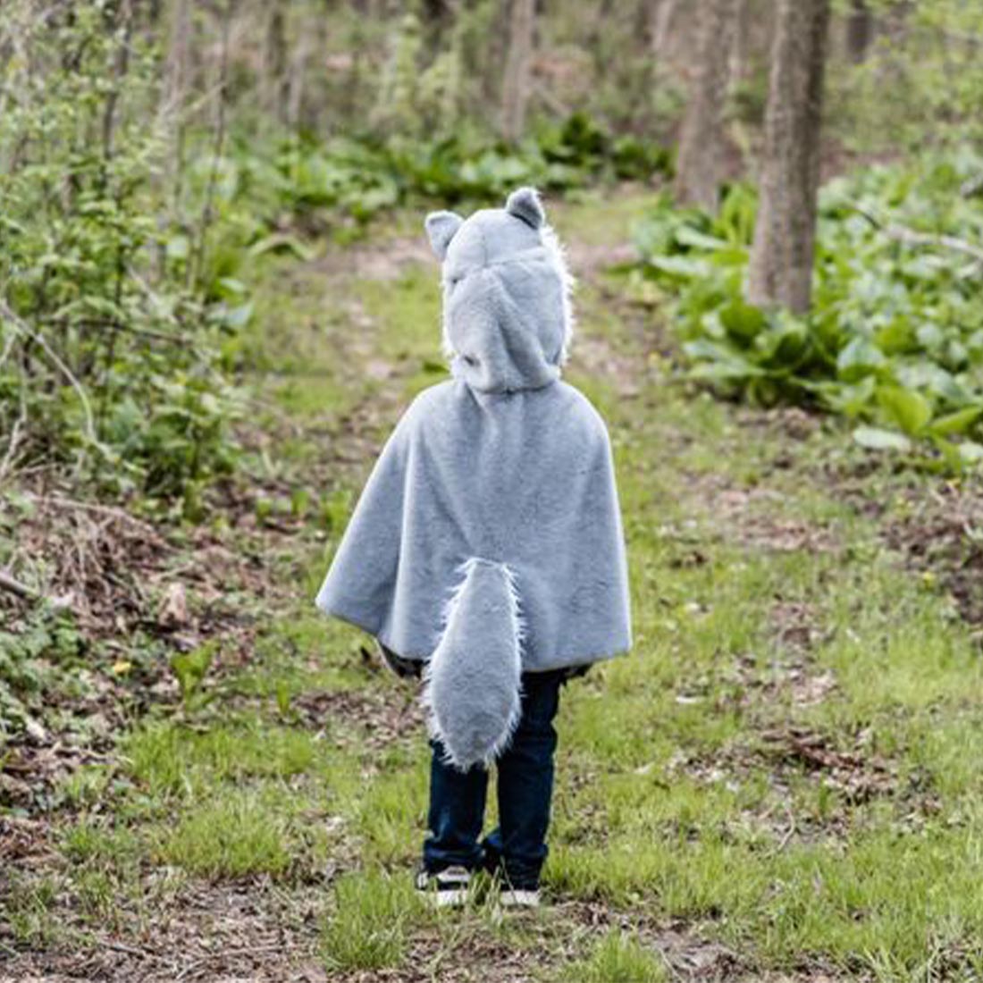 Woodland Storybook Wolf Cape Size 4-6