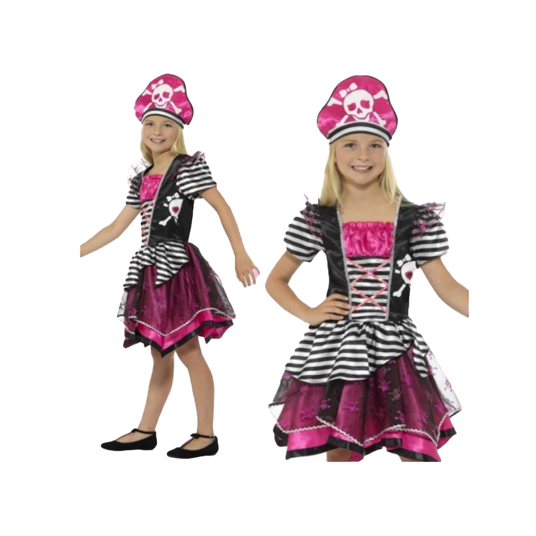 Girls Perfect Pink Pirate Costume