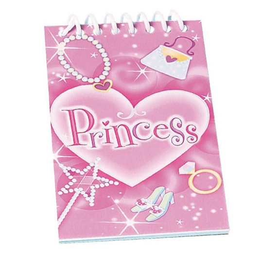 Princess Notepad Favours