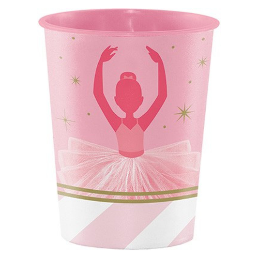 Ballerina Pink Twinkle Toes Keepsake Souvenir Favor Cup
