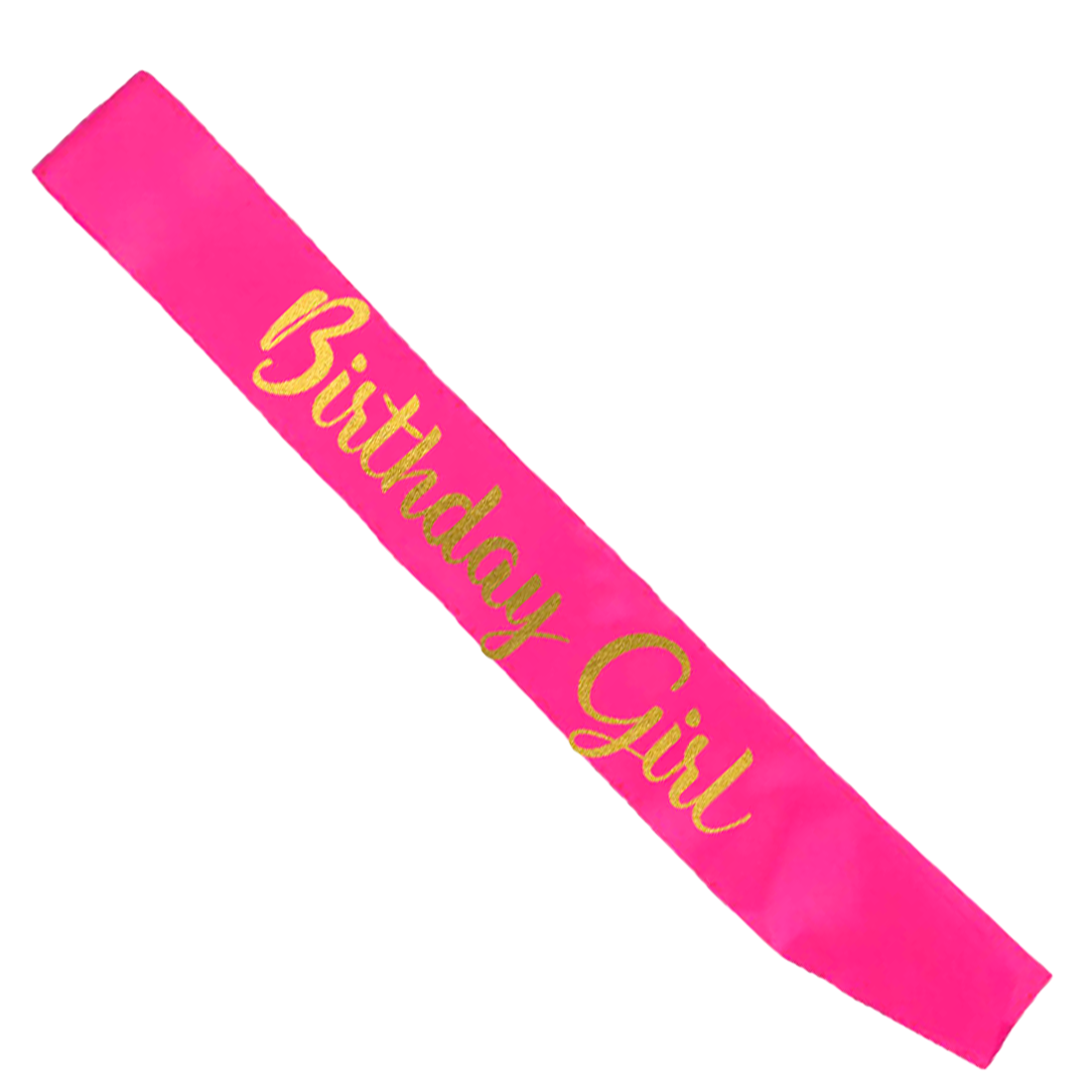 Pink online satin sash