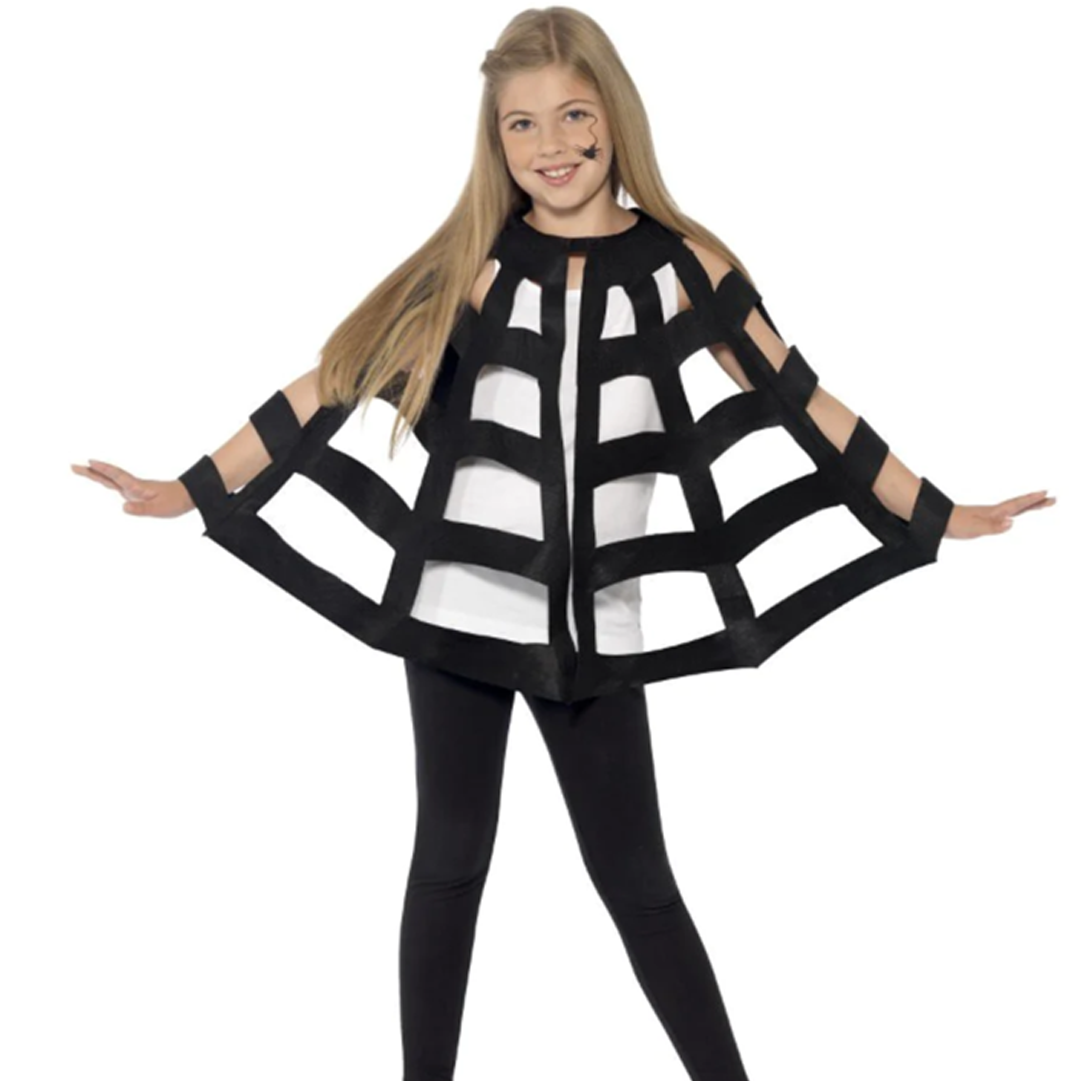 Black Spider Child Cape