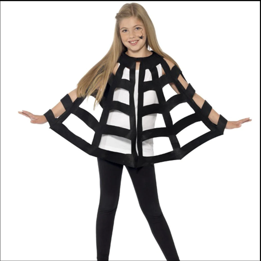 Black Spider Child Cape