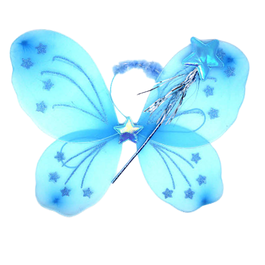 Blue Fairy 3 Piece Wing Costume Set