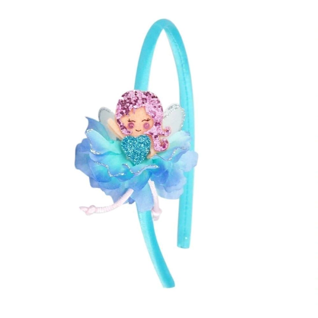 Girls Flower Princess Glitter Headband