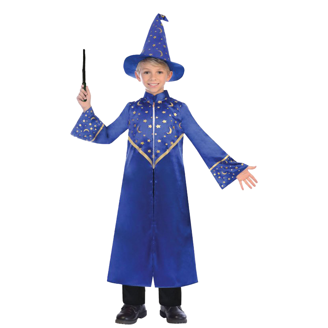 Child Blue Wizard Costume