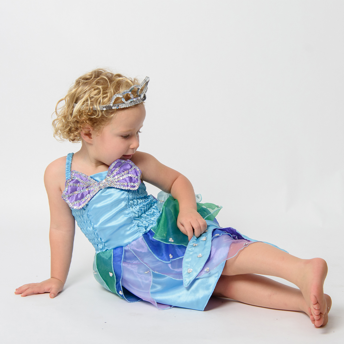 Childs Aqua Mermaid Dress
