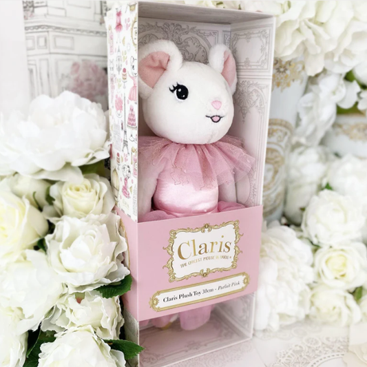 Claris in Paris Mouse Parfait Pink Plush Doll