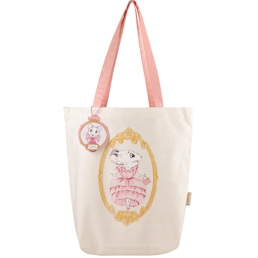 Claris The Chicest Mouse Canvas Book Bag