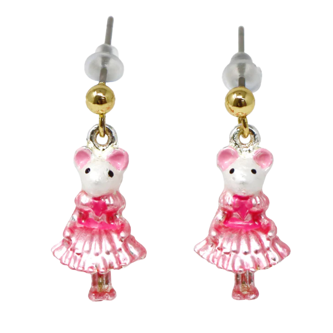 Claris - The Chicest Mouse in Paris Fashion Earrings