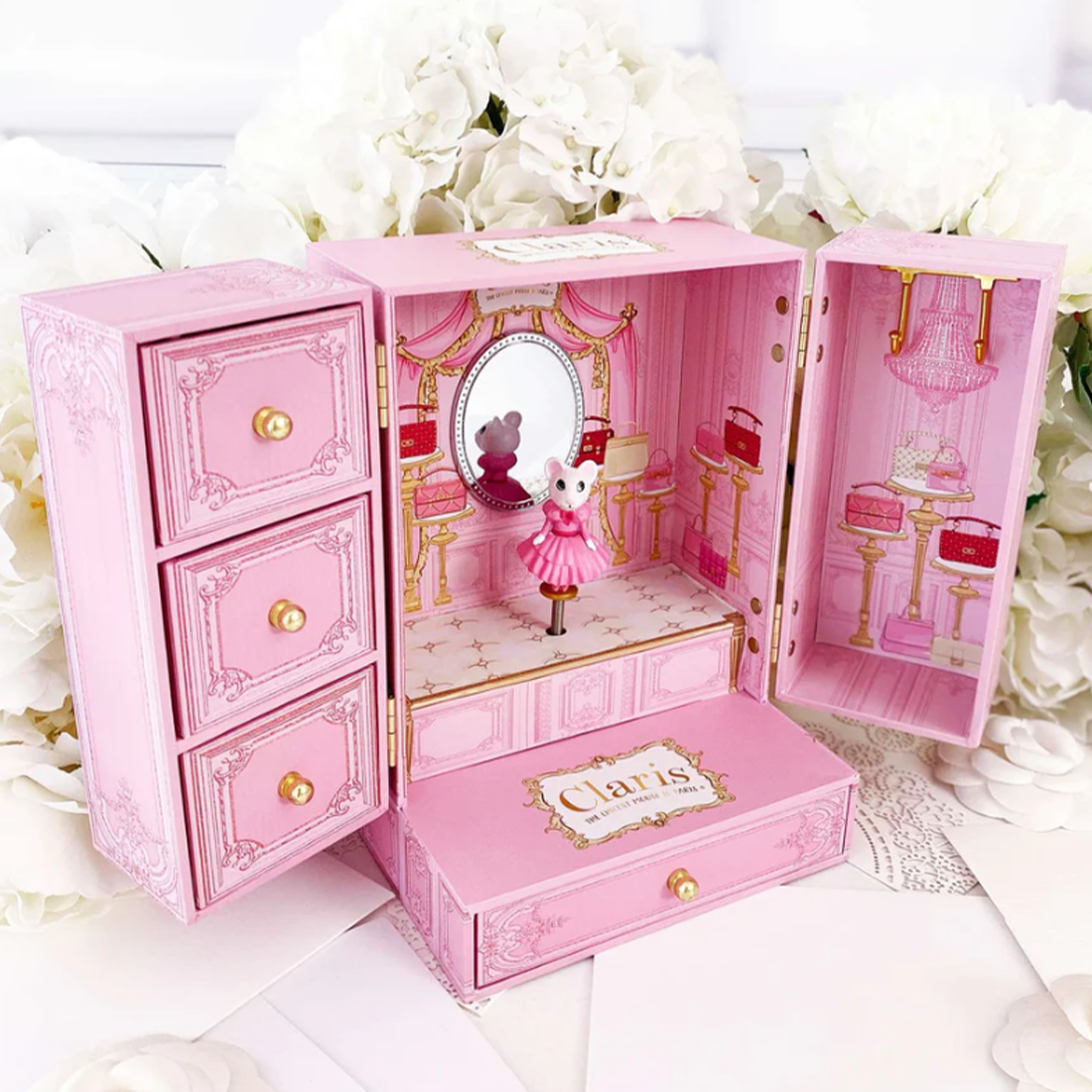 Claris - The Chicest Mouse in Paris™ Musical Jewellery Box