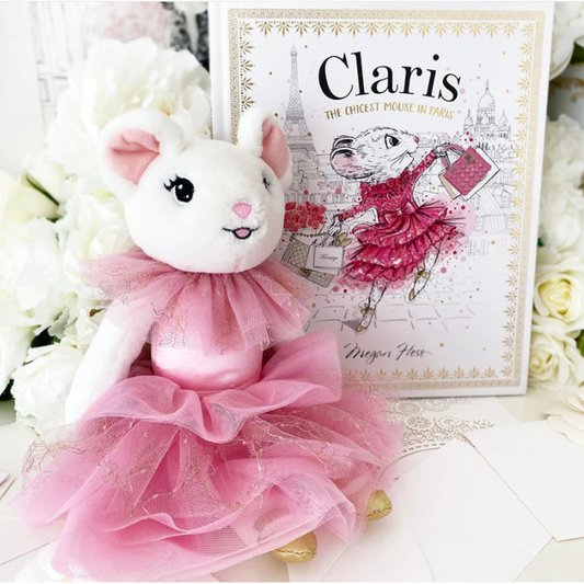 Claris in Paris parfait pink doll and chicest mouse in paris book 