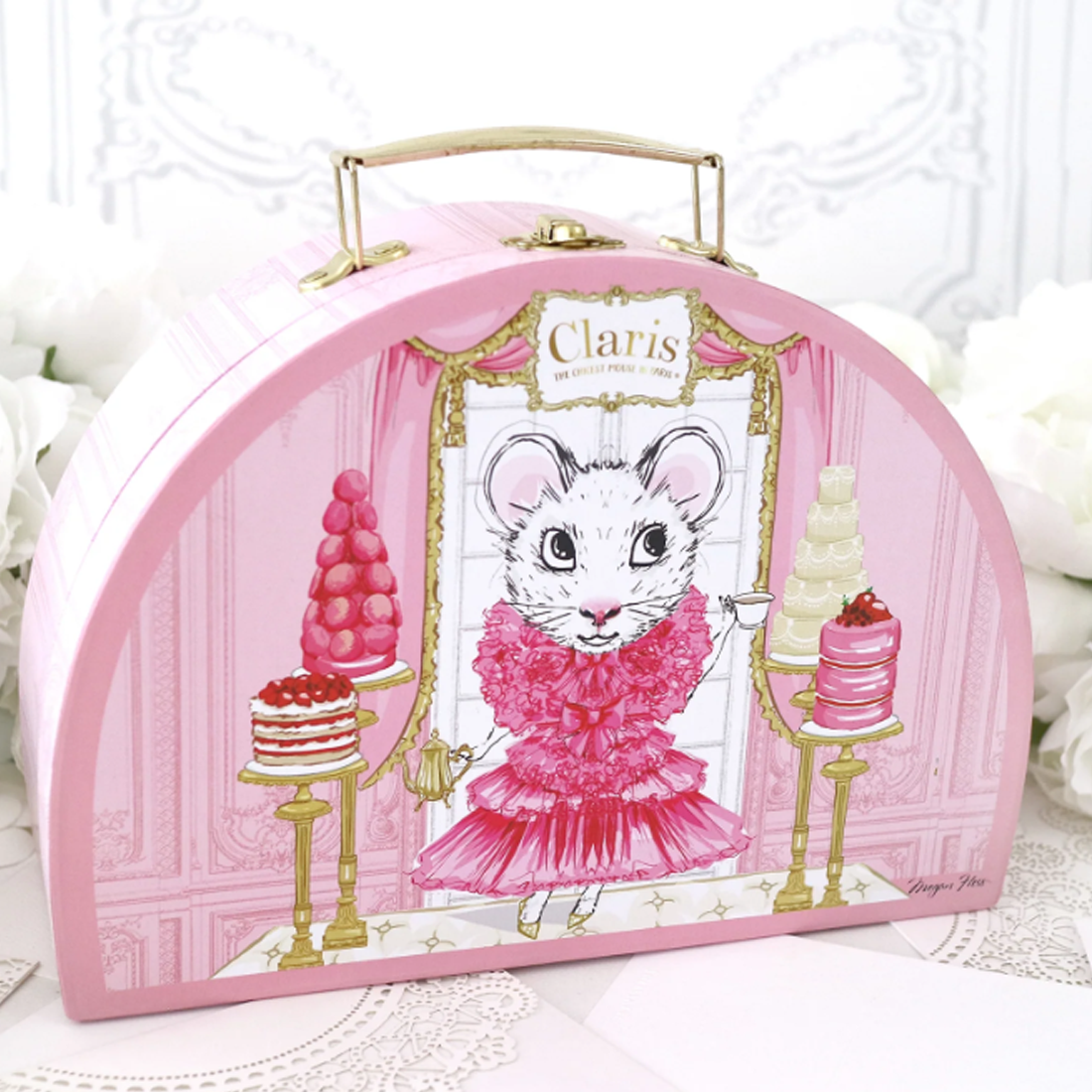 Claris The Chicest Mouse Tea Set in a Carry Case