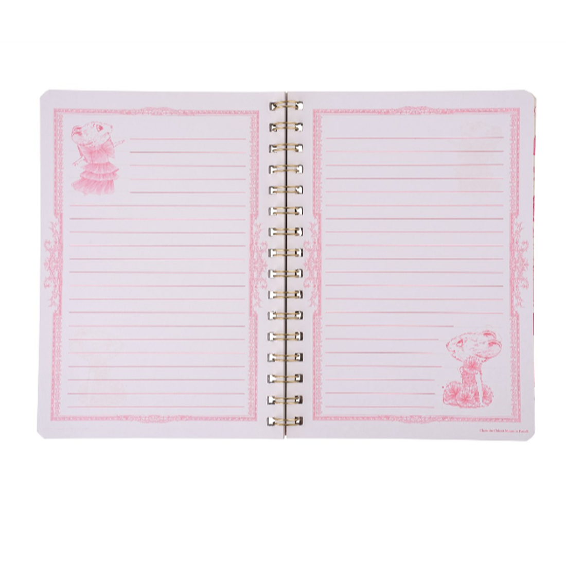 Claris The Mouse A5 Spiral Notebook