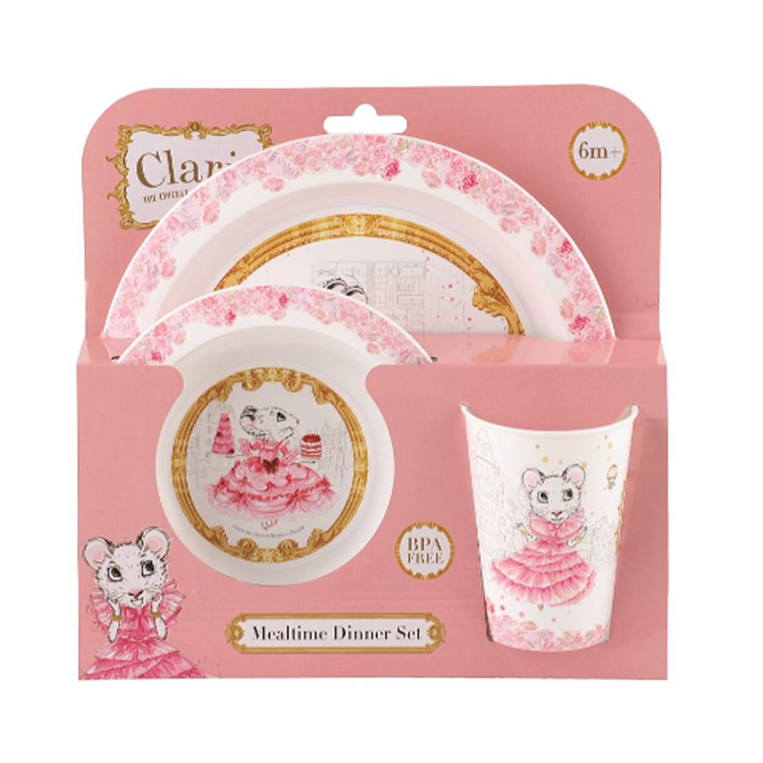Claris The Mouse Mealtime Dinner Set