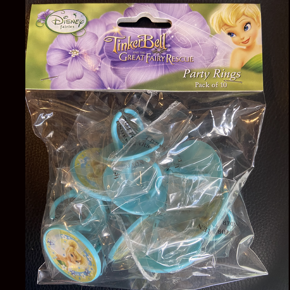 Disney Fairies Party Rings Pk 10 – The Fairy Shop